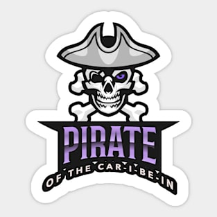 Pirate of the car-I-be-in Sticker